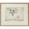 Image 1 : Pencil signed etching print "Canadian Geese"