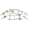 Image 1 : Collection of 8 misc. horse bits.