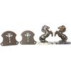 Image 1 : Collection of 2 includes pair of bronze