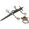 Image 1 : Collection of 3 includes early picket pin,
