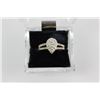 Image 2 : Ladies diamond ring, band marked 925