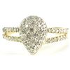 Image 3 : Ladies diamond ring, band marked 925