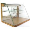 Image 1 : Curved glass counter top showcase, lighted