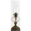 Image 1 : Antique kerosene lamp with clear glass
