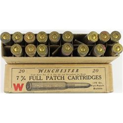 Winchester 7mm Full Patch cartridge box