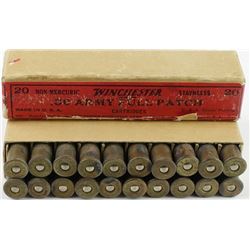 1934 Winchester .30 Army full box ammo.