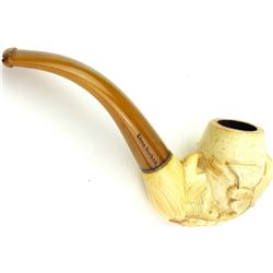 Fine carved antique Meerschaum pipe