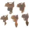 Image 1 : Collection of 5 contemporary watch fobs