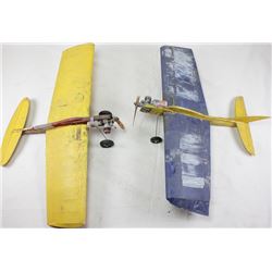 Collection of 2 vintage airplanes both with