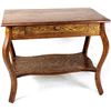 Image 1 : C. 1900-1910 quartersawn oak library table