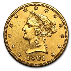 $10 Liberty Gold Eagle 1838 - 1907