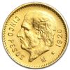 1920 Mexico Gold 5 Pesos BU