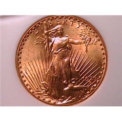 $20 Gold Saint Gaudens Double Eagle