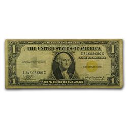 1935-A $1.00 Yellow Seal North Africa Fine+