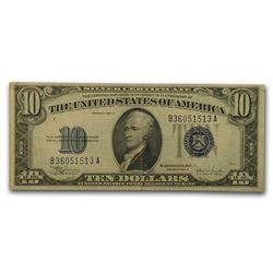 1934 $10 Silver Certificate VF