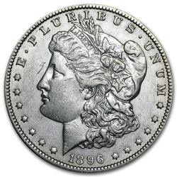 1896-O Morgan Dollar AU-50