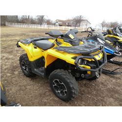 2012 Can Am Outlander XT 800 SN#-3JBLKCN18CJ000005