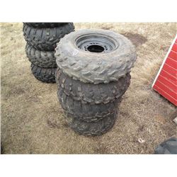 (4) 25" tires on rims