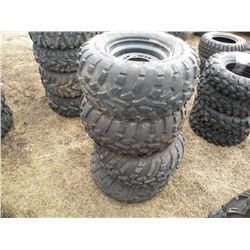 (4) 25" tires on rims