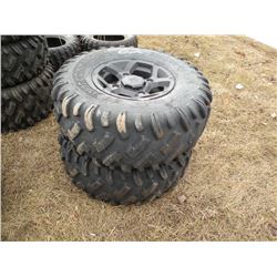 (2) 27" tires on rims
