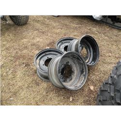 (4) rims w/out tires