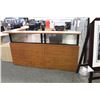 Image 2 : AUTUMN MAPLE L SHAPED 7'X8' RECEPTION DESK