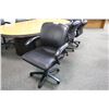 Image 3 : TEKNION HARRINGTON BLACK LEATHER MID BACK EXECUTIVE CHAIR