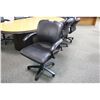 Image 3 : TEKNION HARRINGTON BLACK LEATHER MID BACK EXECUTIVE CHAIR