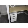 Image 2 : LOT OF APPROX 20 HERMAN MILLER ETHO SPACE MAPLE & GREY WORK STATIONS COMES WITH A 3 DRAWER PEDESTAL