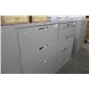 Image 2 : GRAY 4 DRAWER LATERIAL CABINET