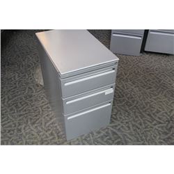 GRAY 3 DRAWER PEDESTAL