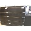Image 2 : BLACK 4 DRAWER LATERAL FILE CABINET