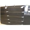 Image 2 : BLACK 4 DRAWER LATERAL FILE CABINET