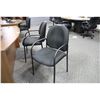 Image 2 : BLACK FABRIC CLIENT CHAIR