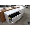 Image 2 : HAWORTH PREMISE GREY 2 DRAWER LATERIAL FILE CABINET