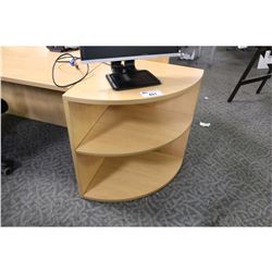 MAPLE 36  CORNER BOOK CASE