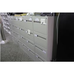 GRAY LEGAL SIZED  4 DRAWER LEGAL VERTICAL FILE CABINET