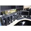 Image 1 : LOT OF 8 HP DUO CORE COMPUTERS, 3 LC MONITORS AND MISC.