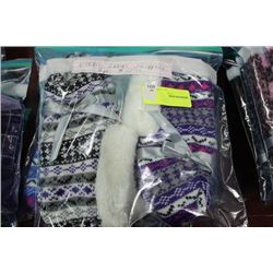 2PK OF LADIES NORDIC SLIPPERS