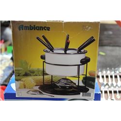 11 PCS. FONDUE SET