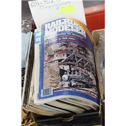 BOX OF 1960-1970 RAILWAY MAGAZINES