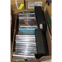 BOX W/ CD'S VARIOUS GENRES ALSO INCLUDED (2) FULL