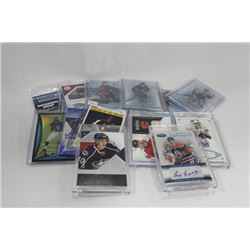 BOX OF MISC SPORTS CARDS AUTOGRAPHS, 1 OF 1'S,
