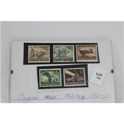 ORIGINAL NAZI MILITARY STAMPS
