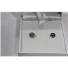 Image 1 : .925 STERLING SILVER & ROSE GOLD EARRINGS