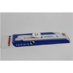 PK OF 5 LENNOX THICK METAL SAWZALL BLADES