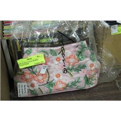 PINK FLORAL IVANA TRUMPH BEADED PURSE