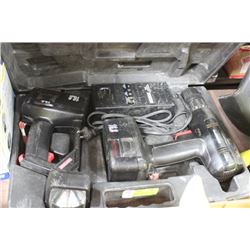 16.8V CRAFTSMAN CORDLESS DRILL AND FLASHLIGHT SET