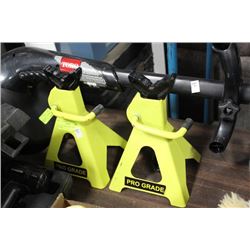 SET OF (2) "PRO GRADE" JACK STANDS