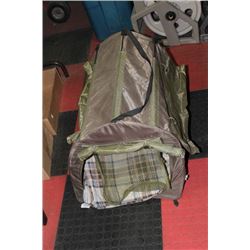 DOG CAMPING TENT W/ PILLOW FOR SMALL OR MED. DOG